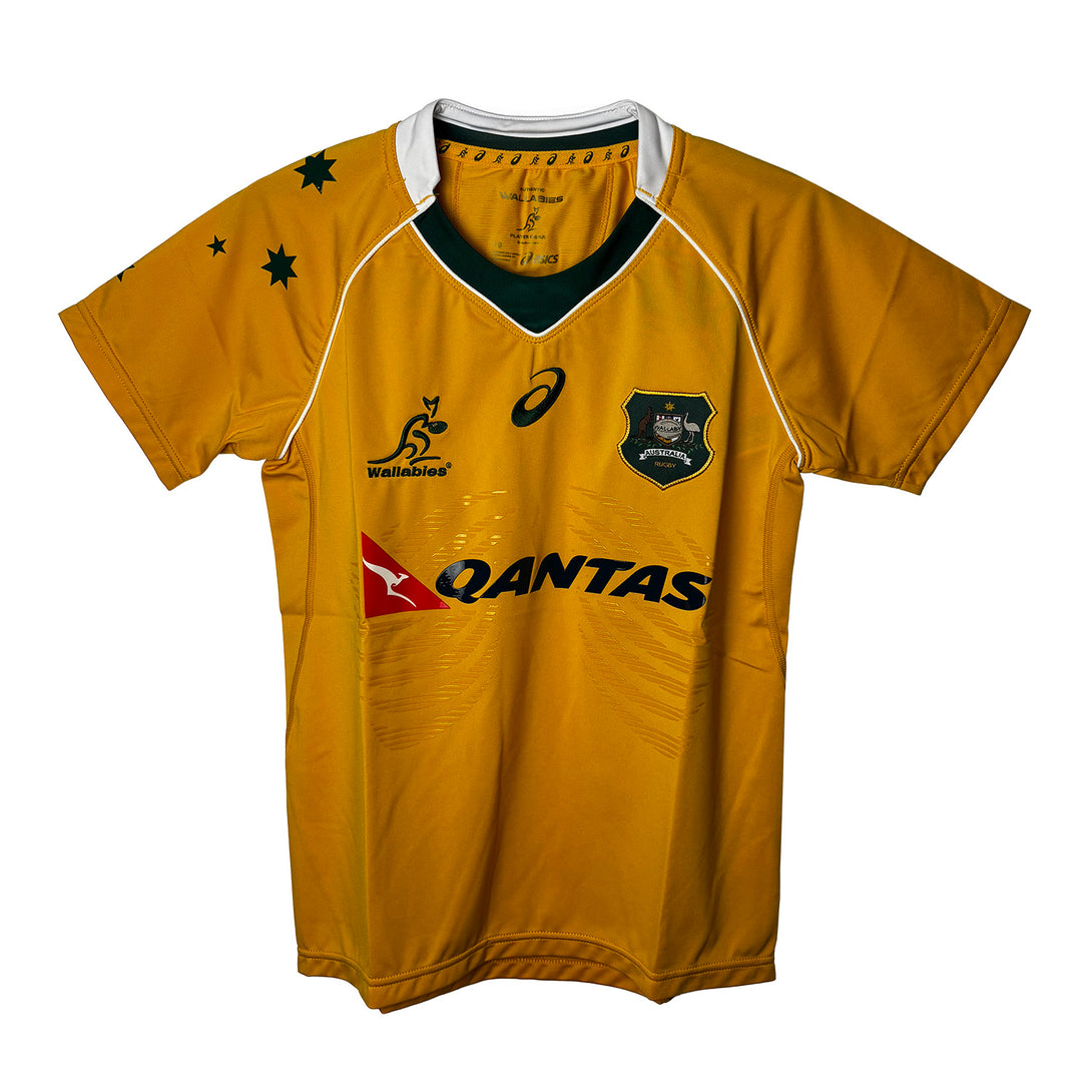 ASICS Australia Wallabies Kids Home Rugby Shirt