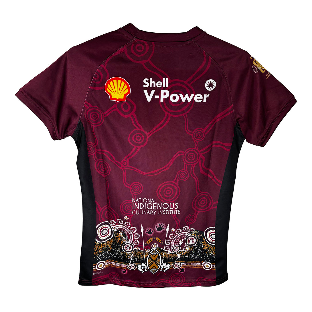 Puma Queensland Maroons Indigenous Kids Rugby Shirt