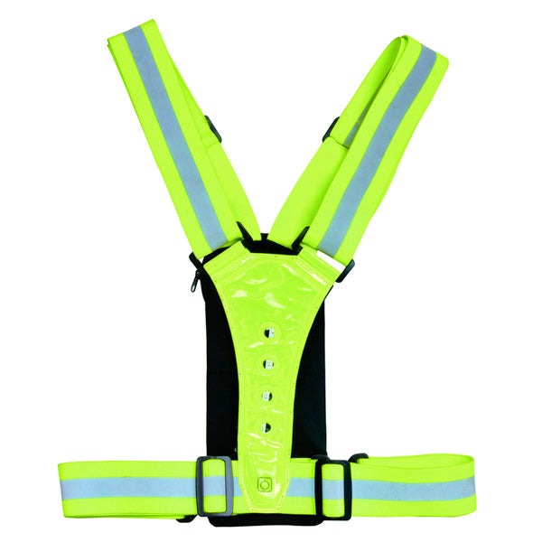 Ultimate Performance Reflective LED Running Vest & Phone Carrier