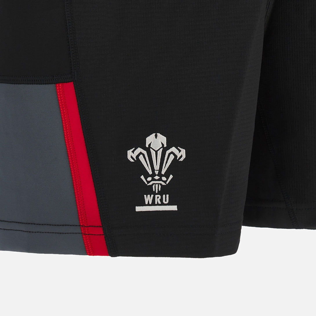 Macron Wales WRU Mens Training Rugby Shorts