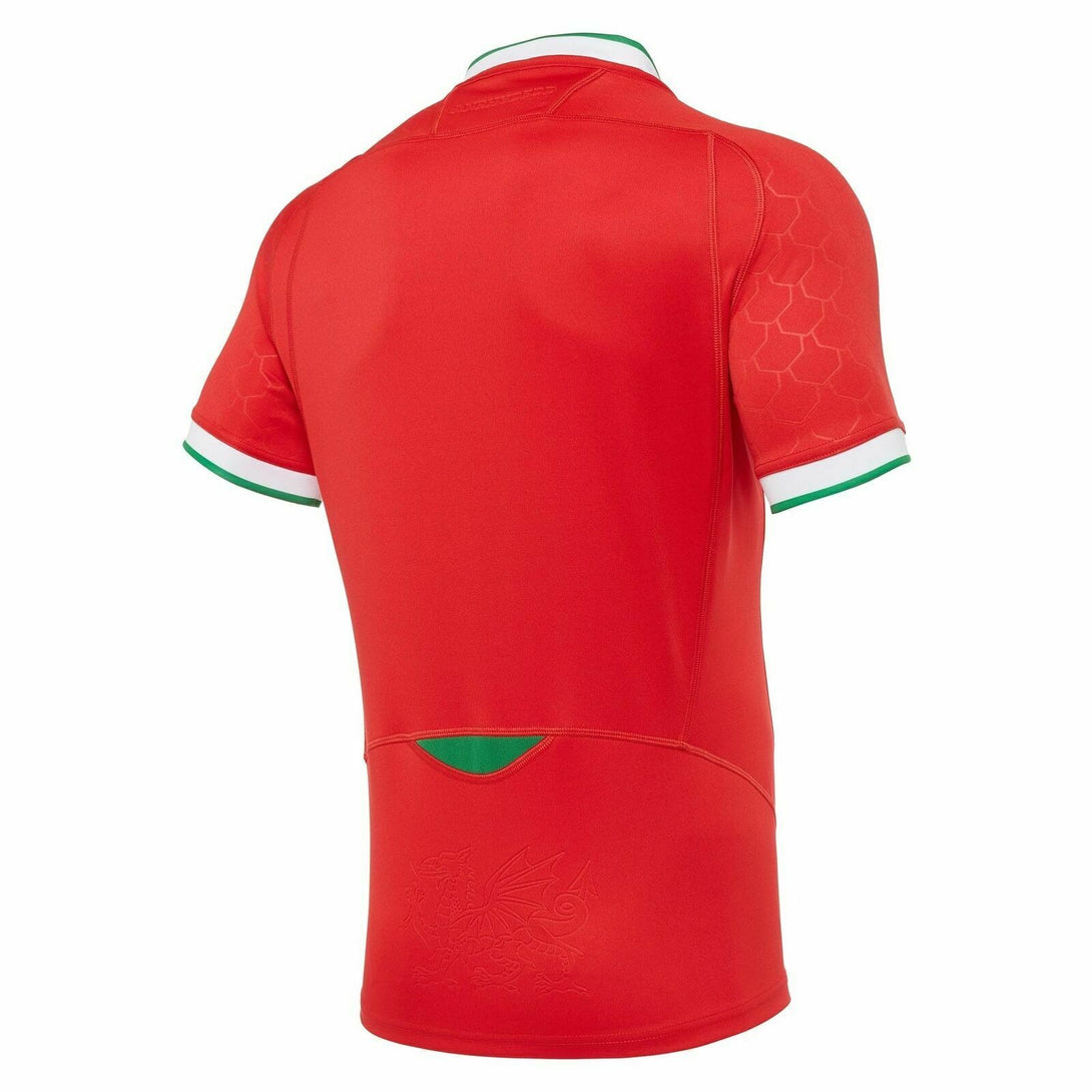 Macron Wales Home Rugby Shirt Adults