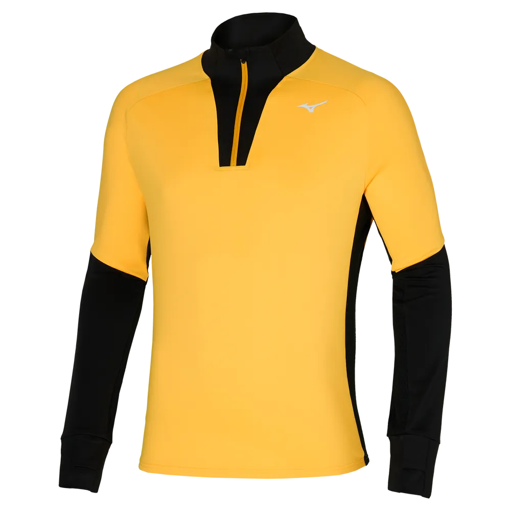 Mizuno Mens Warmalite Half Zip Racing Yellow