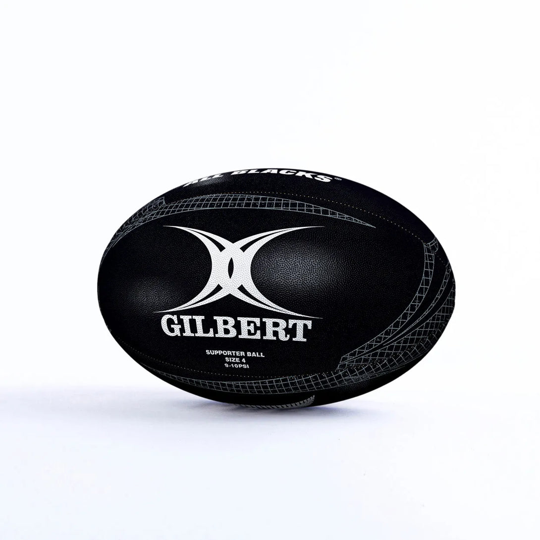 Gilbert All Blacks New Zealand Supporters Rugby Ball - Size 4