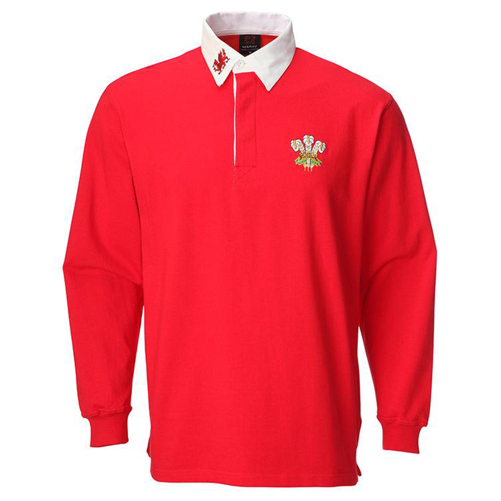 Wales Classic Long Sleeve Kids Rugby Shirt