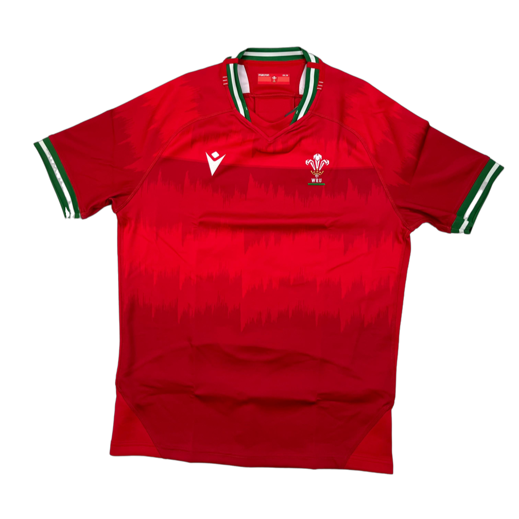 Macron Wales WRU 22/23 Womens Home Pathway Body Rugby Shirt