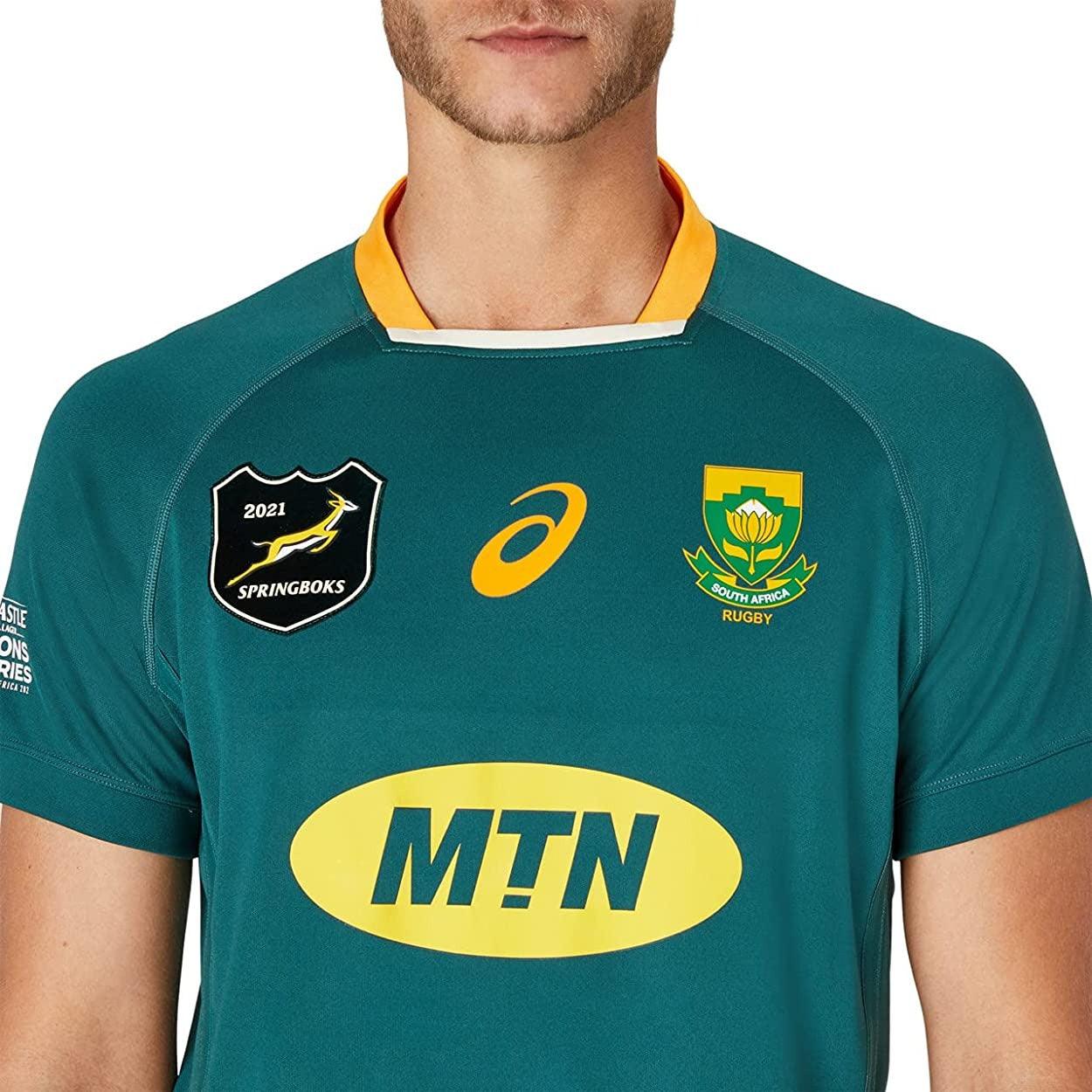 South Africa Springboks Lions Series Rugby Jersey 2021 by Asics l World  Rugby Shop