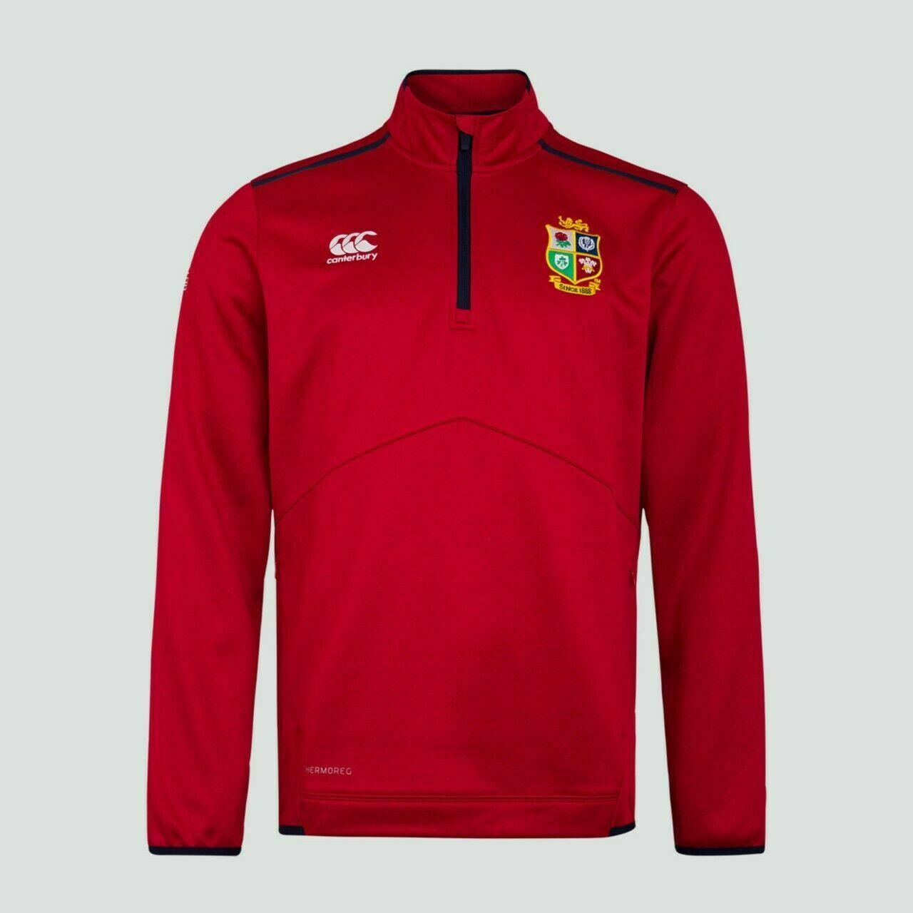 British Irish Lions Men s Thermo 1 4 Zip Fleece Rugby Heaven