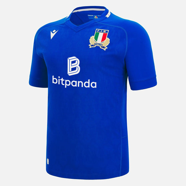Macron Italy Mens Home Rugby Shirt