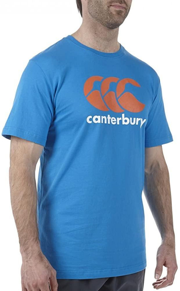 Canterbury Flag Logo Aster Blue Adults T-Shirt Ss15