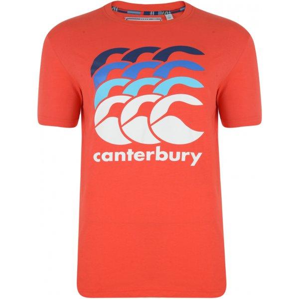 Canterbury Mens SS14 Poppy Graduated Print T-Shirt