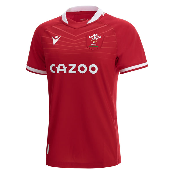 Macron Wales WRU Womens Home Rugby Shirt