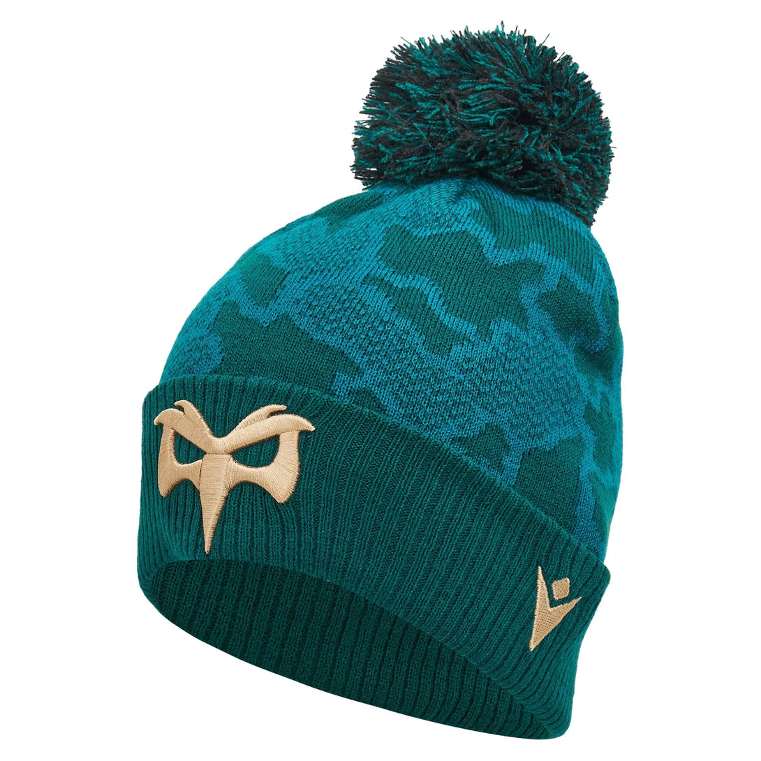 Macron Ospreys Rugby 2024/25 Adults Pom Pom Beanie