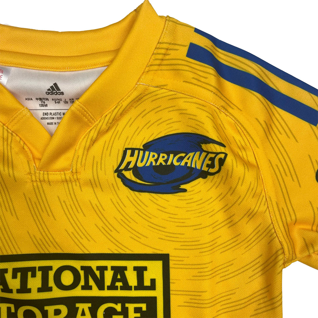 adidas Hurricanes Home Mini Rugby Kit Yellow