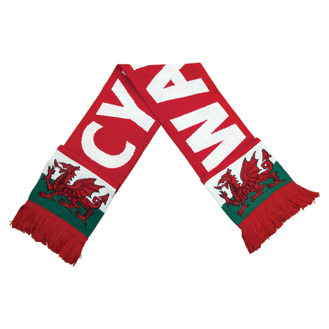 Manav Wales Cymru Jacquard Scarf