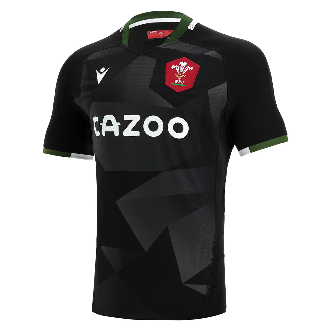  Macron Wales WRU 22/23 Kids Away Alternate Poly Rugby Shirt