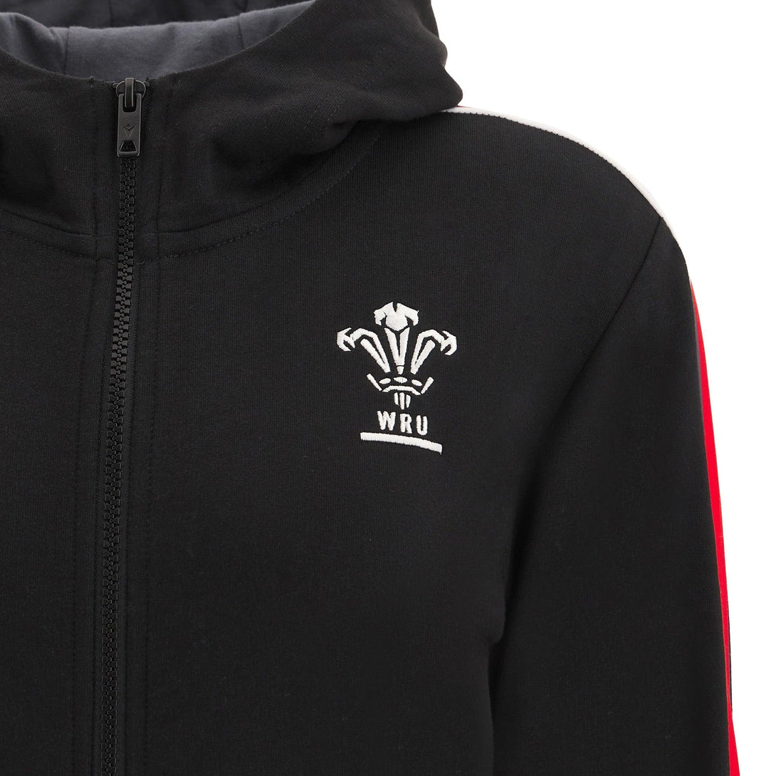 Macron Wales WRU 22/23 Womens Full Length Zip Hoodie 