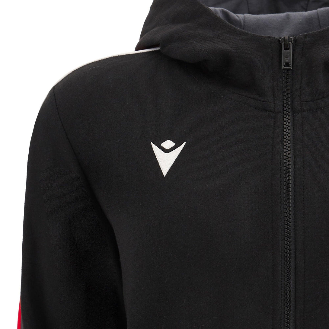 Macron Wales WRU 22/23 Womens Full Length Zip Hoodie 