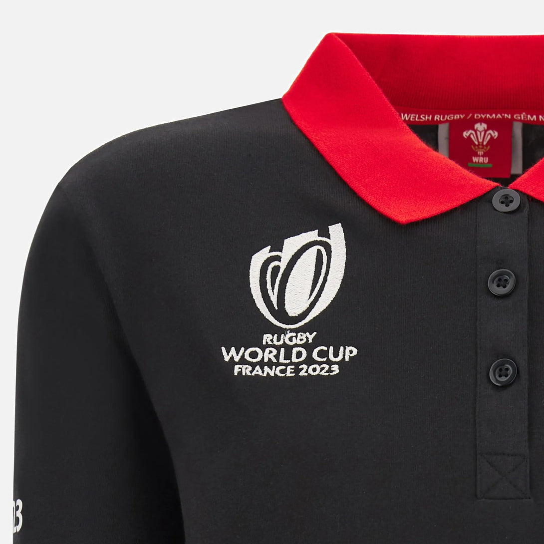 Macron Womens Wales WRU RWC 2023 S/S Polo 