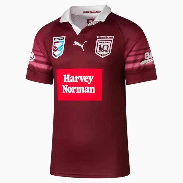 Puma Queensland Maroons Mens Rugby Shirt