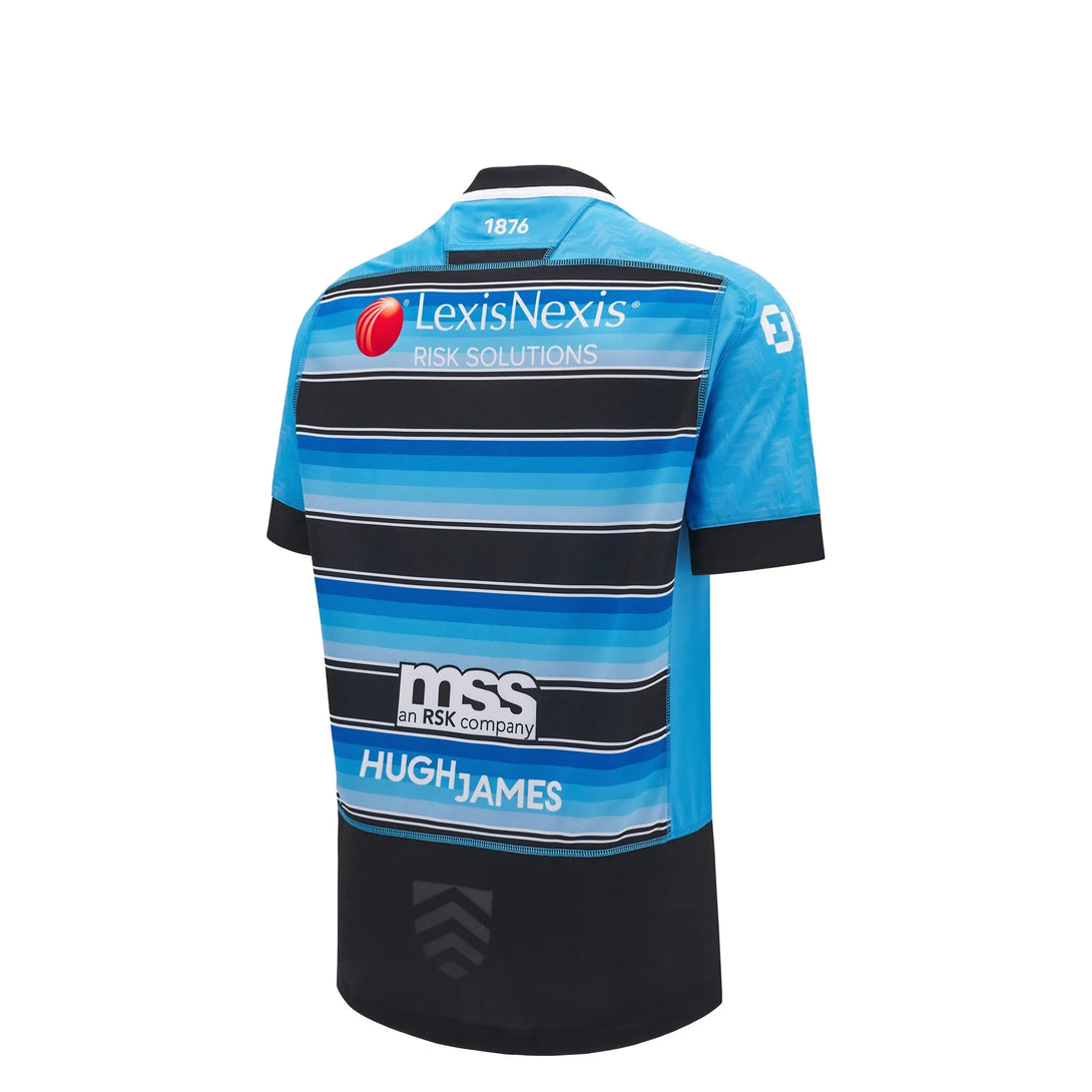 Macron Cardiff Rugby 2024/25 Kids Home Rugby Shirt