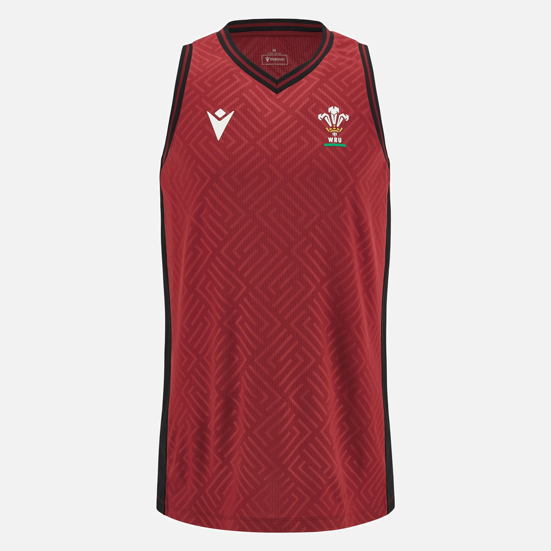 Macron Adults Wales WRU 23/24 Six Nations Basketball Vest