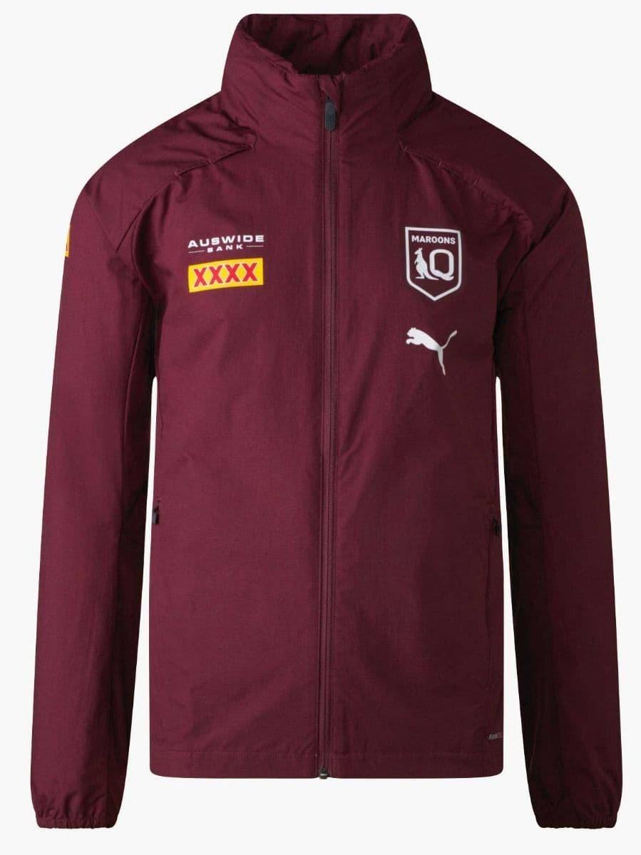 Puma Queensland Maroons NRL Rugby Mens Rain Jacket – Rugby Heaven