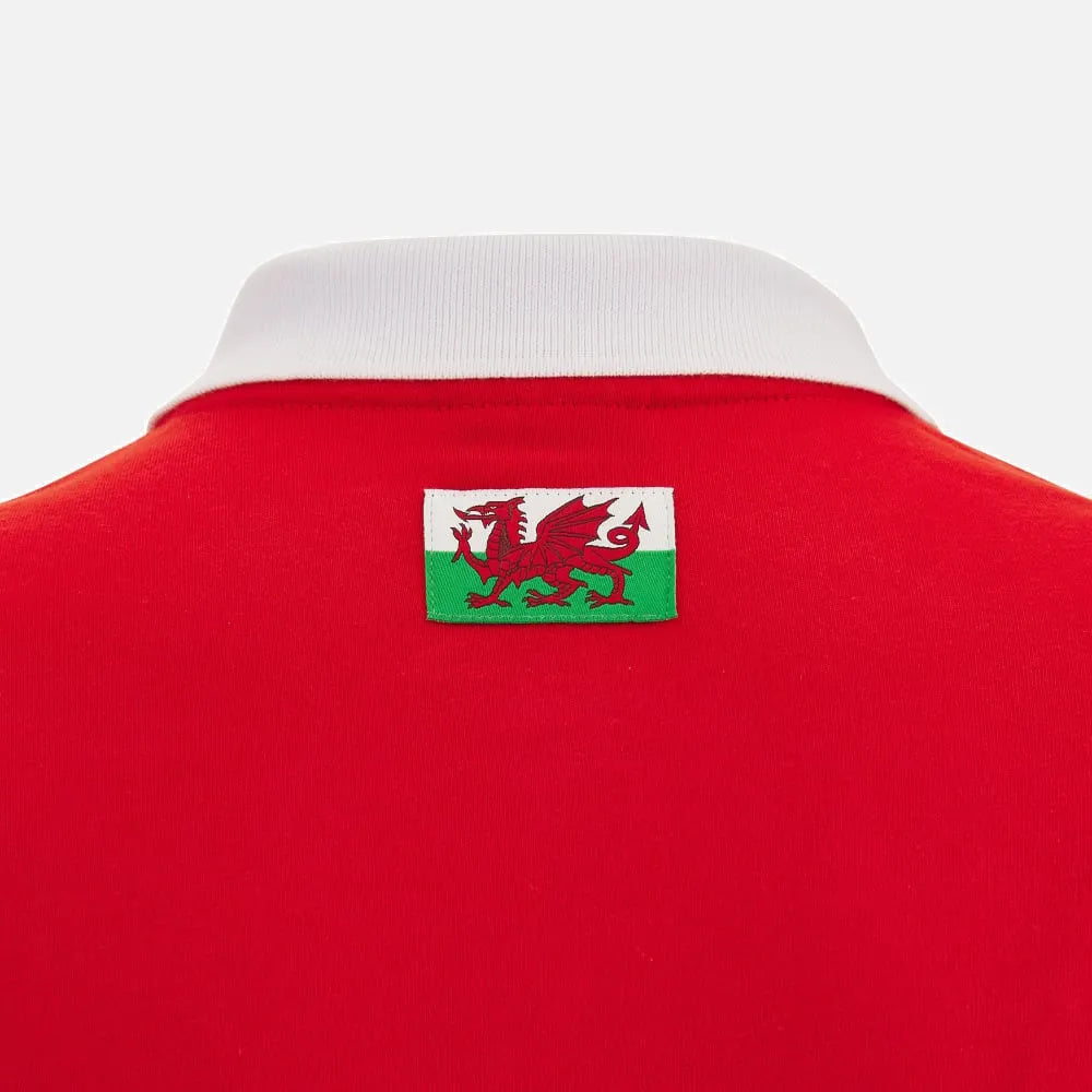 Macron Womens Wales WRU RWC 2023 Polo S/S 