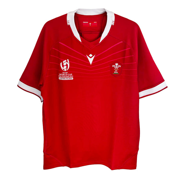 Macron Wales WRU WRWC 2021 Womens Home Rugby Shirt