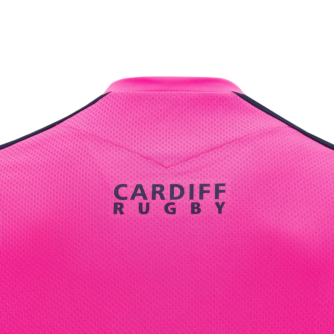 Macron Cardiff Rugby 2024/25 Adults Training Long Sleeve T-Shirt