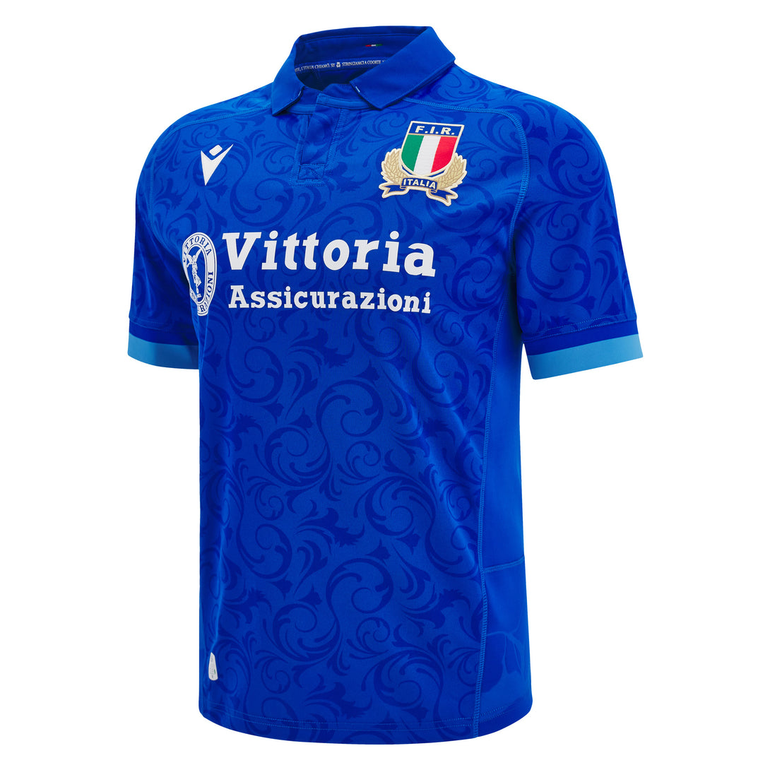 Macron Italy FIR 2024/25 Adults Home Rugby Shirt