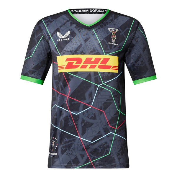 Castore Harlequins Mens 2023/24 Euro Rugby Shirt