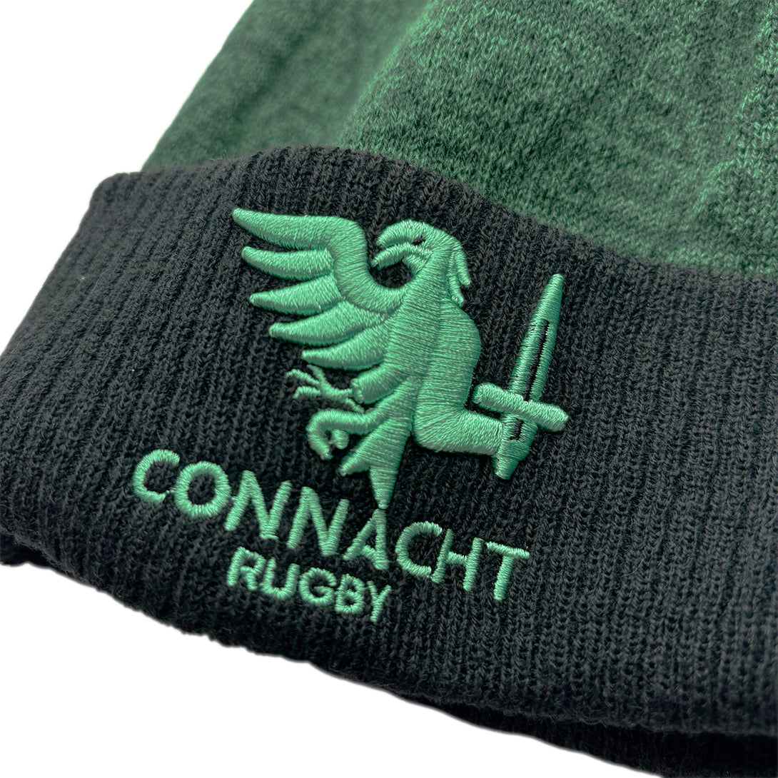 Macron Connacht Rugby 2024/25 Adults Pom Pom Beanie