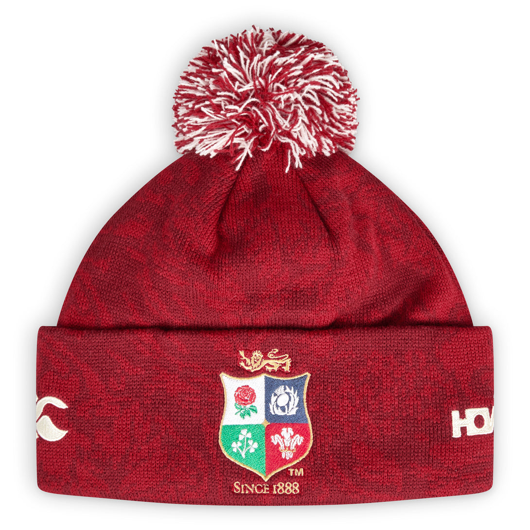 Canterbury British & Irish Lions 2025 Rugby Fleece Lined Bobble Beanie