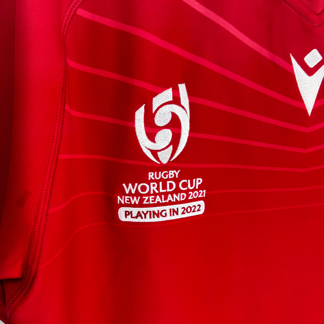 Macron Wales WRU WRWC 2021 Womens Home Rugby Shirt