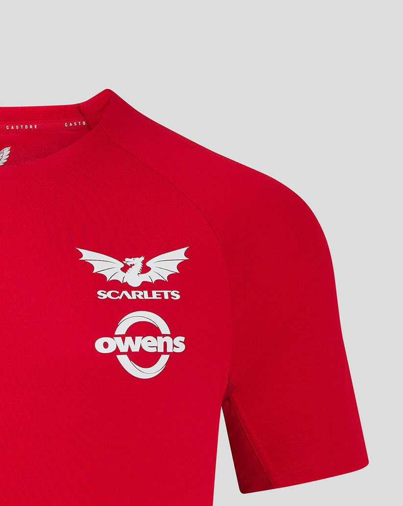 Castore Scarlets Rise Pro Players Short Sleeve T-Shirt