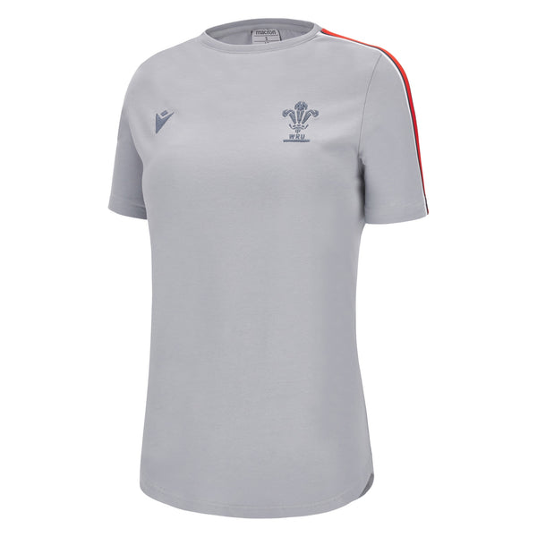 Macron Wales Rugby WRU 22/23 Womens Leisure T-shirt