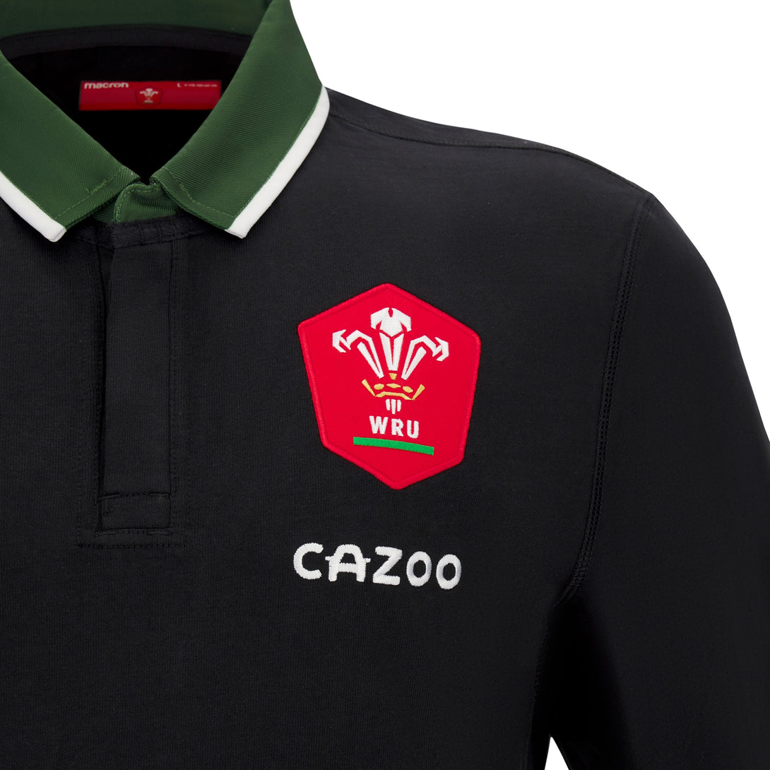 Macron Wales WRU 21/23 Alternate Cotton Rugby Shirt