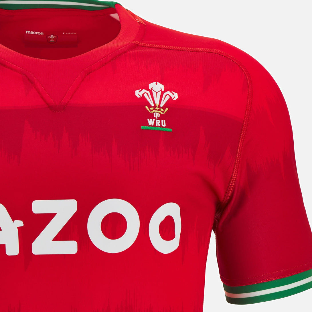 Macron Wales WRU 22/23 Home Pathway Rugby Shirt