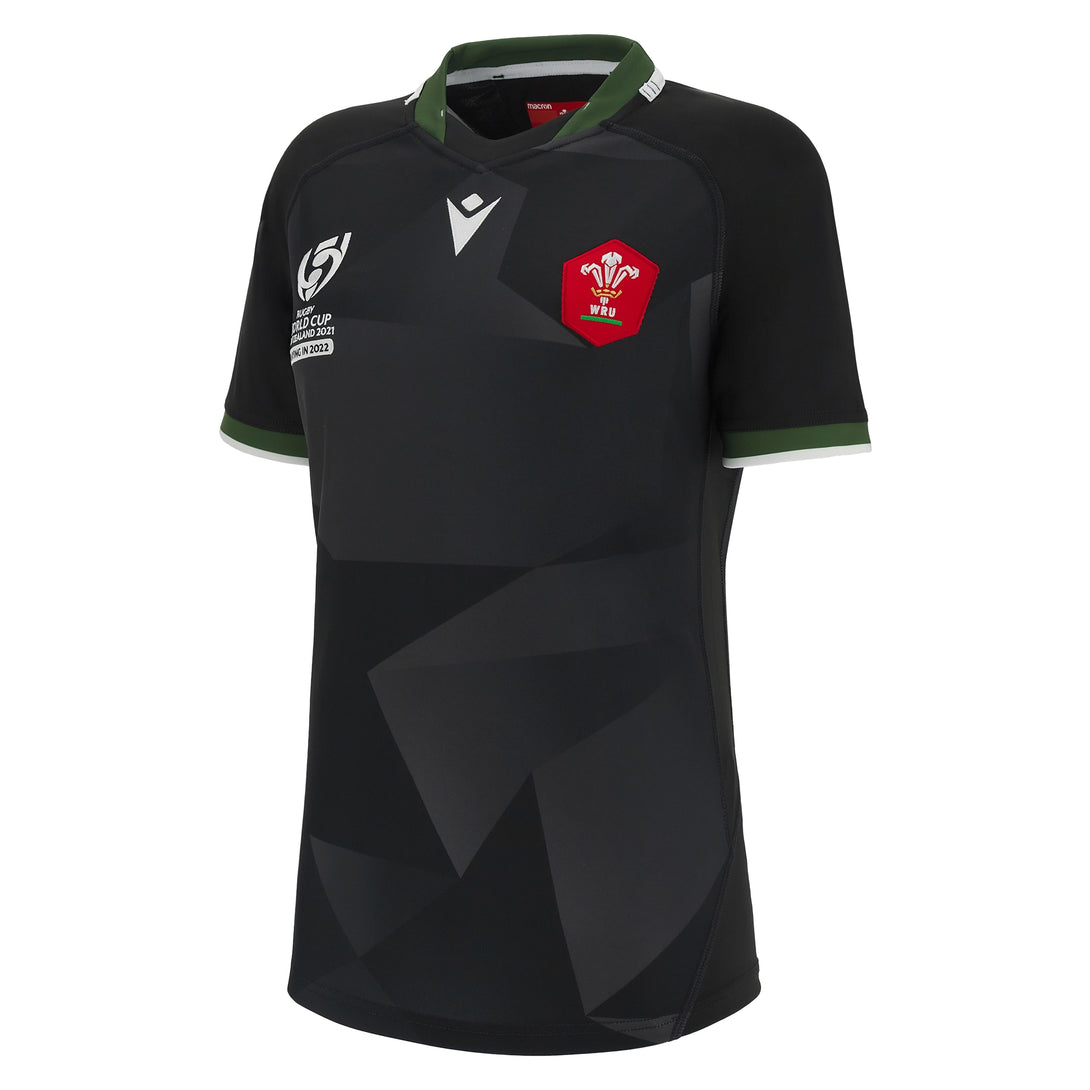 Macron Wales WRU 22/23 Womens Away Rugby World Cup Shirt