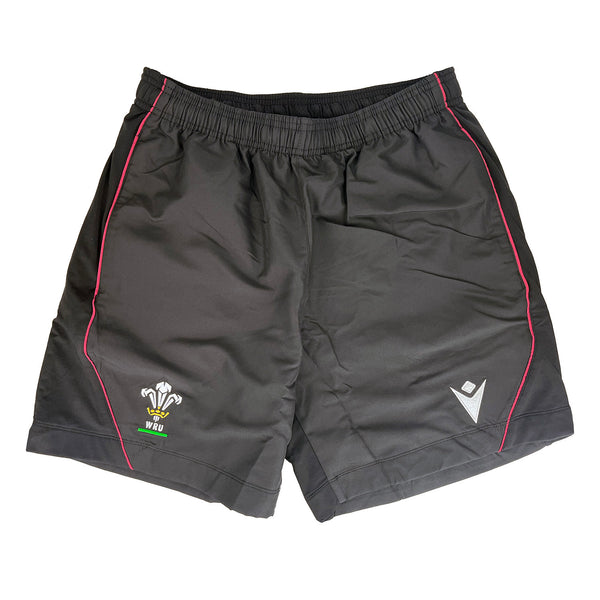 Macron Wales WRU 2024 Mens Rugby Training Bermuda Shorts