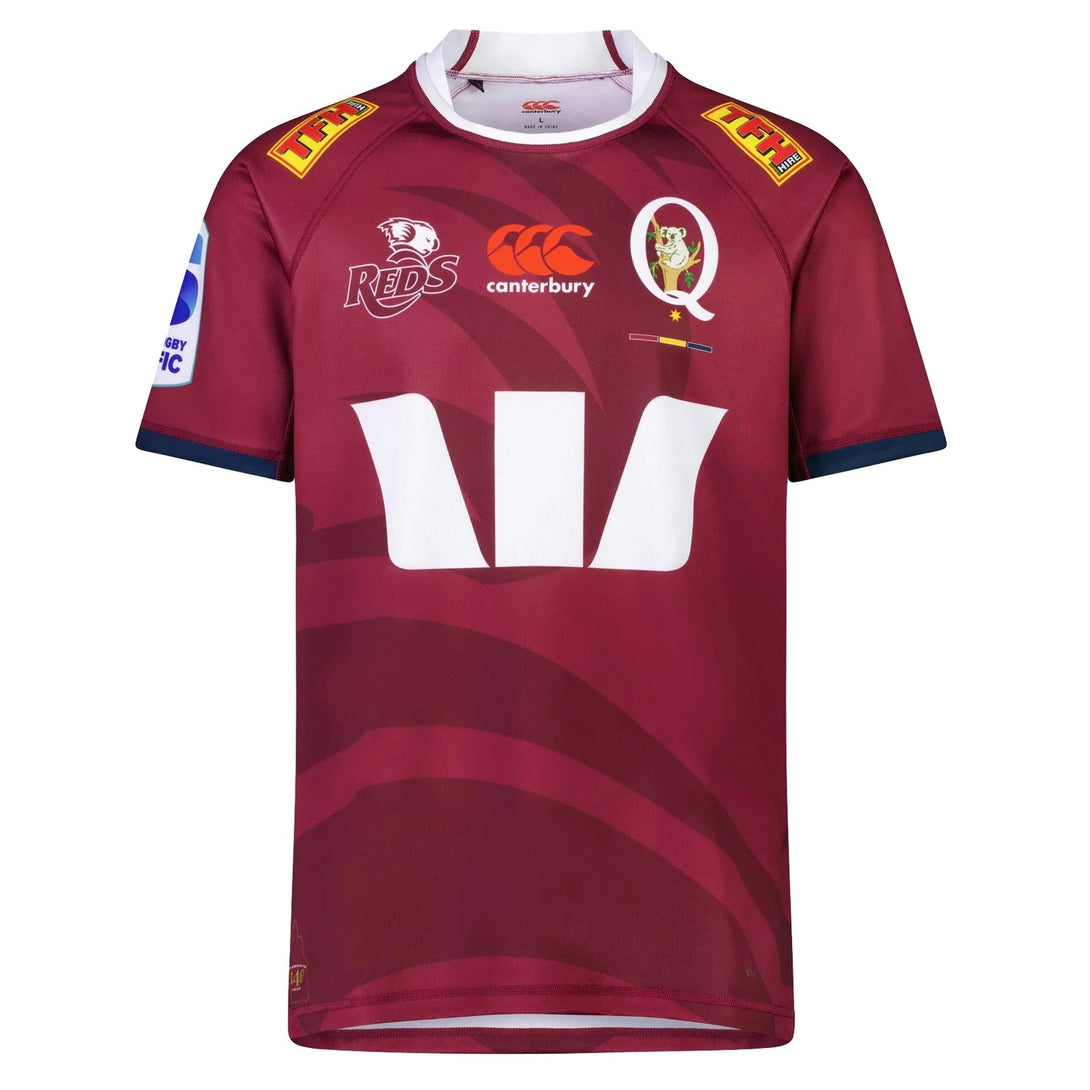 Canterbury Queensland Reds Mens Home Rugby Shirt