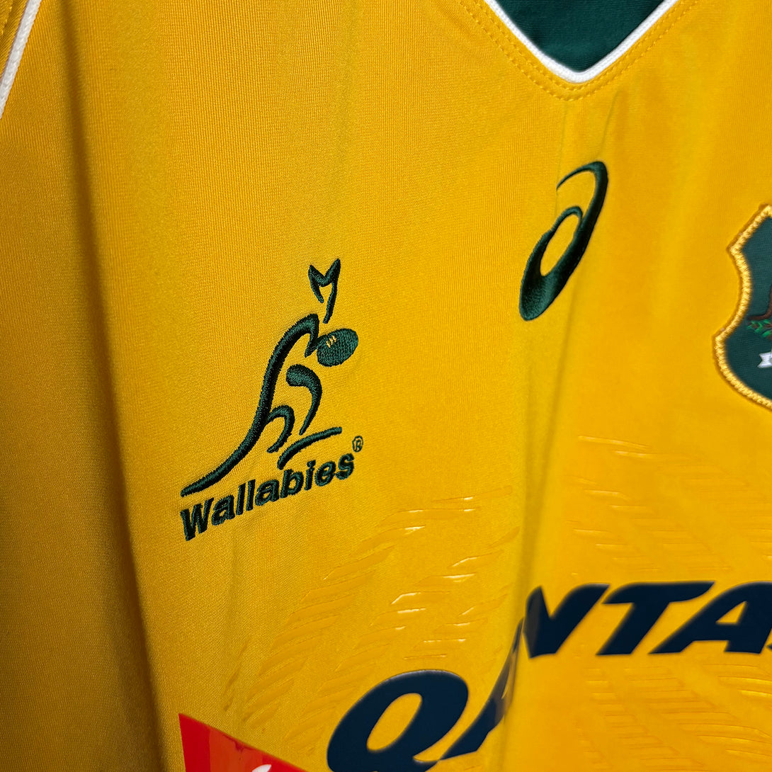 ASICS Australia Wallabies Kids Home Rugby Shirt