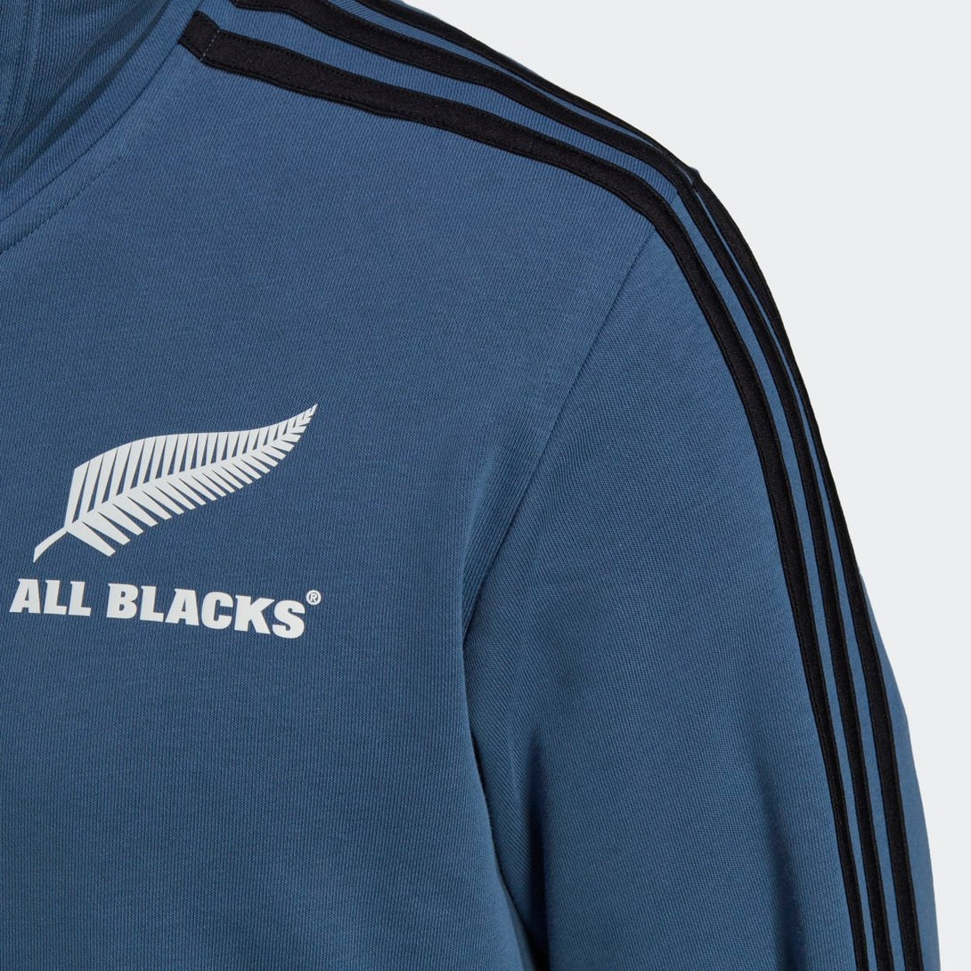 Adidas All Blacks Mens 3-Stripes Hoodie