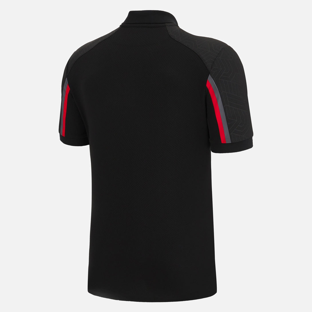 Macron Wales WRU Mens Rugby Staff Tech Polo